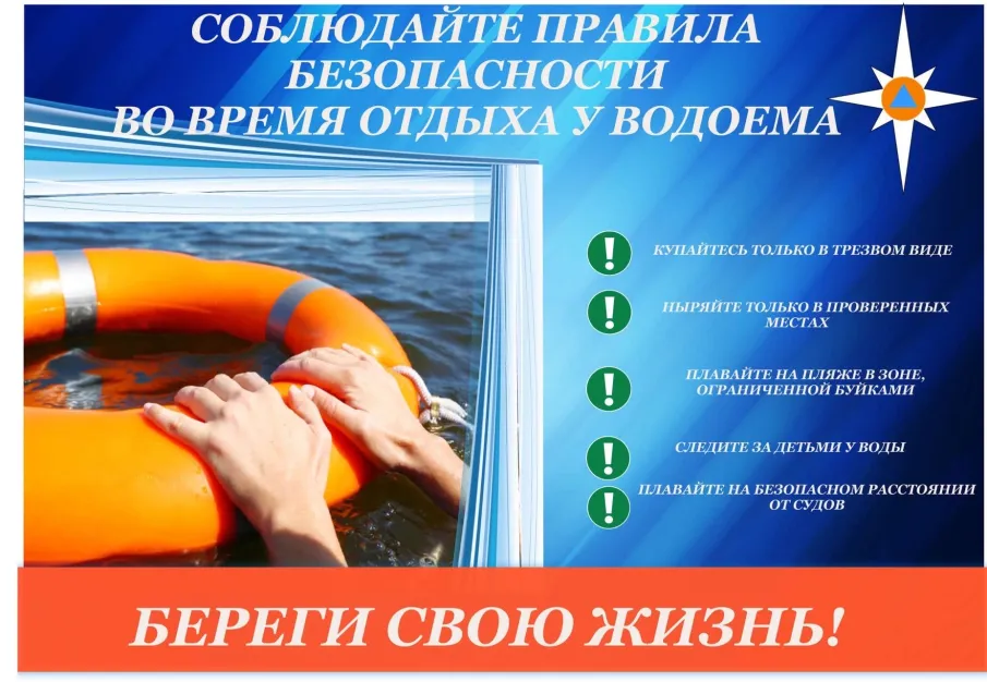 Правила безопасного поведения на воде!