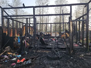 За неделю с 19  по 25 августа  на территории Лысковского муниципального округа произошло три пожара.